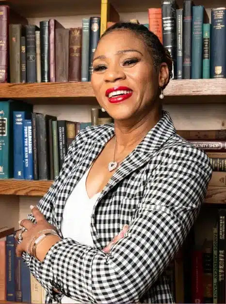 Dr Denise with books