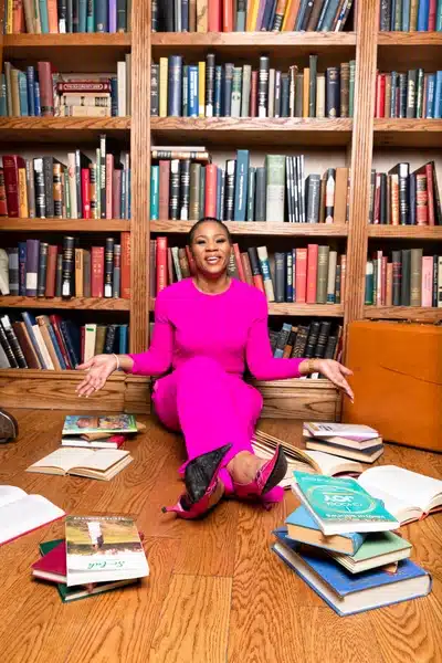 Dr.Denise in the book shop